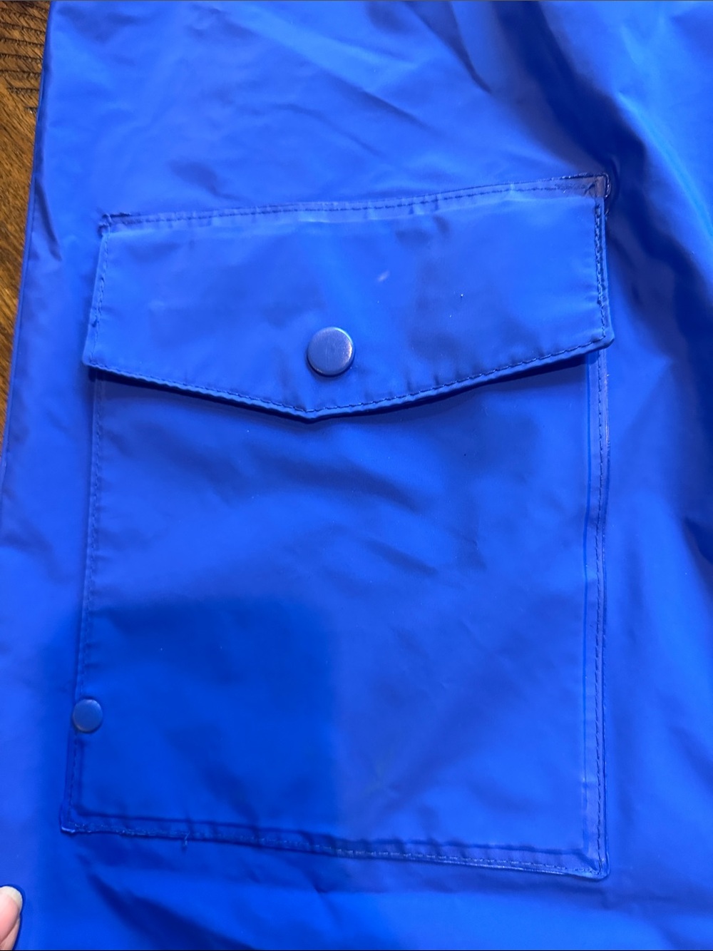 Columbia Royal Blue Hooded Raincoat - Picture 5 of 12
